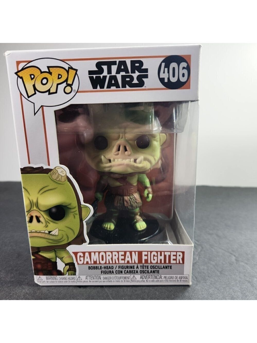 Funko Pop Gamorrean Fighter #406 Bobble Head The Mandalorian Star Wars
